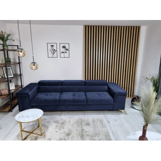 Rivaldi 3 Monolith 77 (Niezwykle stylowa i komfortowa sofa trzyosobowa z serii Rivaldi. To idealny wybór dla tych, którzy cenią sobie elegancję i wygodę. Dodatkowo, ruchome zagłówki pozwalają dostosować ją do własnych potrzeb.)