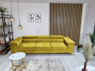 Rivaldi 3 Riviera 41 (Niezwykle stylowa i komfortowa sofa trzyosobowa z serii Rivaldi. To idealny wybór dla tych, którzy cenią sobie elegancję i wygodę. Dodatkowo, ruchome zagłówki pozwalają dostosować ją do własnych potrzeb.)